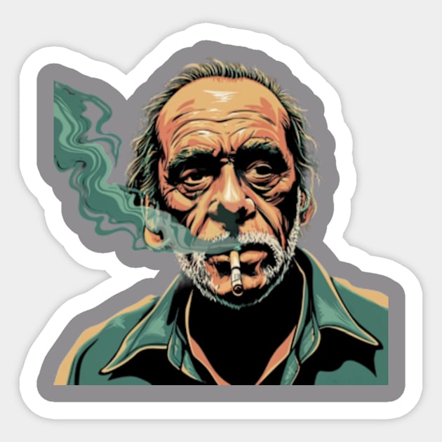 Bukowski Sticker by TshirtMA